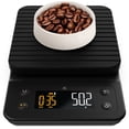 thumbnail image 1 of Greater Goods Coffee Scale with Timer, 0.1g Precision, 3kg Capacity, 6-Unit Digital Espresso & Pour-Over Scale, Silicone Waterproof Cover, Auto Shut-Off (Onyx Black), 1 of 9