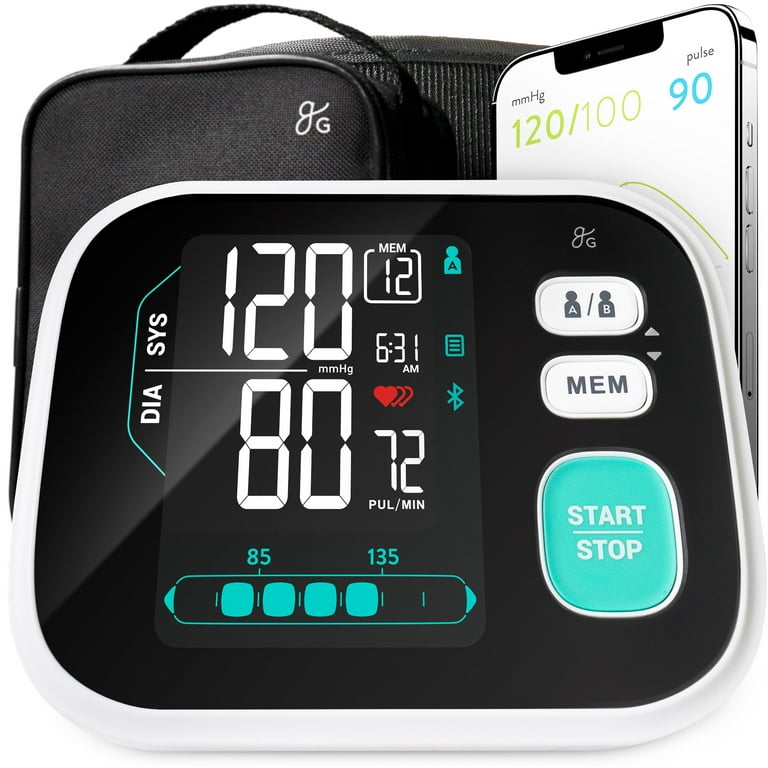  Greater Goods Blood Pressure Monitor, Pro-Series, Upper Arm  with Large Backlit LCD, Premium Hardware : Health & Household