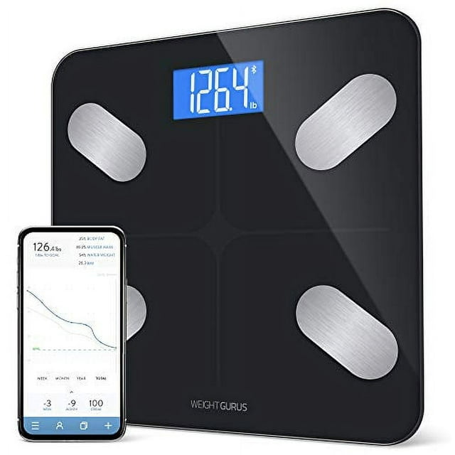 Greater Goods Smart Scale, BT Connected Body Weight Bathroom Scale, BMI, Body Fat, Muscle Mass, Water Weight, FSA HSA Approved