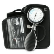 Greater Goods Sphygmomanometer, Latex-Free, Manual Blood Pressure Monitor, Designed in St. Louis, Black