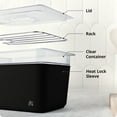 thumbnail image 1 of Greater Goods 12 Quart Sous Vide Container with Lid and Rack, Protective Sleeve - Onyx Black, 1 of 8