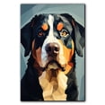 thumbnail image 1 of Greater Swiss Mountain Dog Art Canvas, Pet Wall, Polygon Art Print on Canvas Canvas, large wall art, bathroom wall art, Ready to Hang,Living Room,Bedroom ＆ Office, 1 of 4