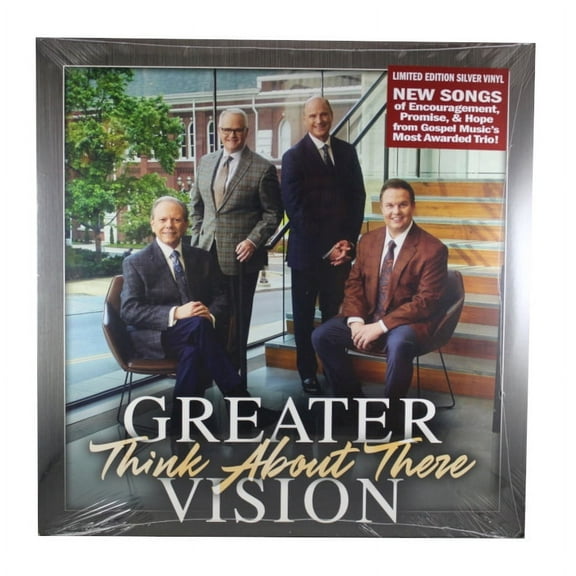 Greater Vision Think About There NEW Limited Edition Silver Vinyl SouthernGospel