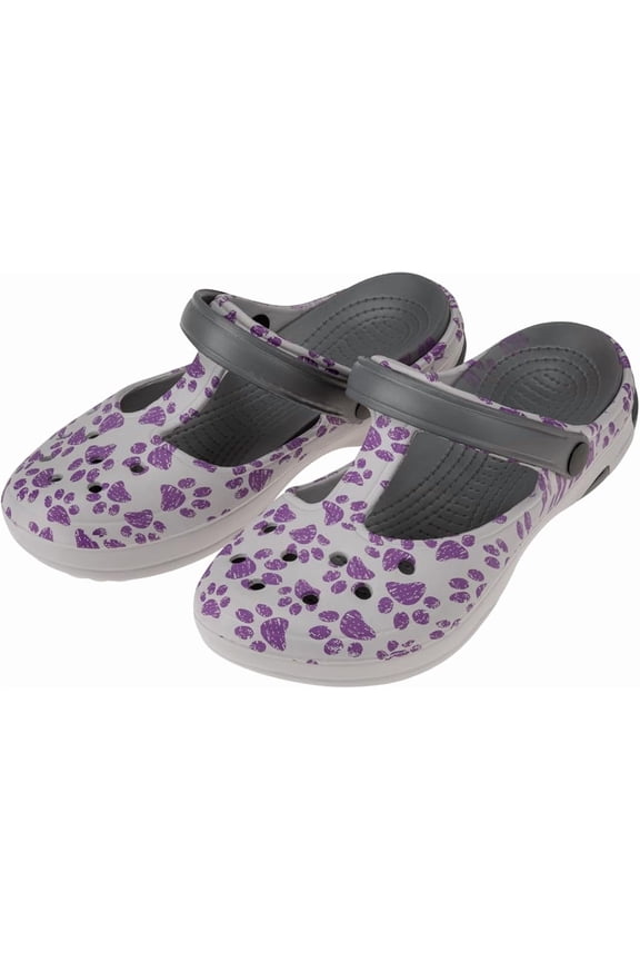 Multicolored Mary Jane Clogs Lightweight EVA Slip On Shoes Moveable Strap Quick Dry Garden Water Resistant Gifts for Women