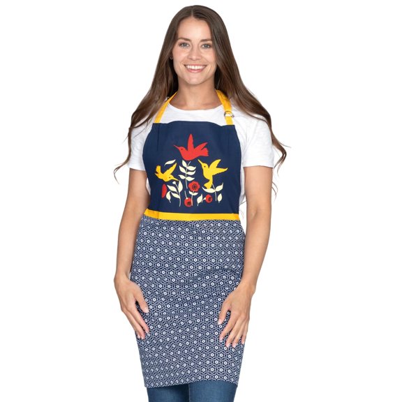 GreaterGood My Favorite Animal Apron Cotton Kitchen Apron with Adjustable Neck Strap Featuring Paws Pets and Playful Sayings