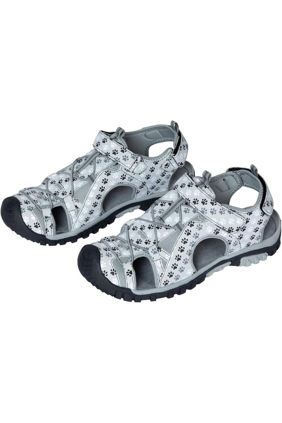 Walking Paws Sport Sandals Closed Toe Adjustable Straps Lightweight Flexible Durable Outdoor Shoes Gifts for Women
