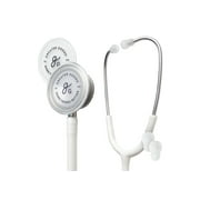 GreaterGoods Dual-Head Stethoscope, Classic Design for Medical and Home Routine Physical Assessing Basic Heart and Lung Examinations (White)