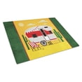 thumbnail image 1 of Greatest Adventure Retro Camper Desert Glass Cutting Board Large, 1 of 2