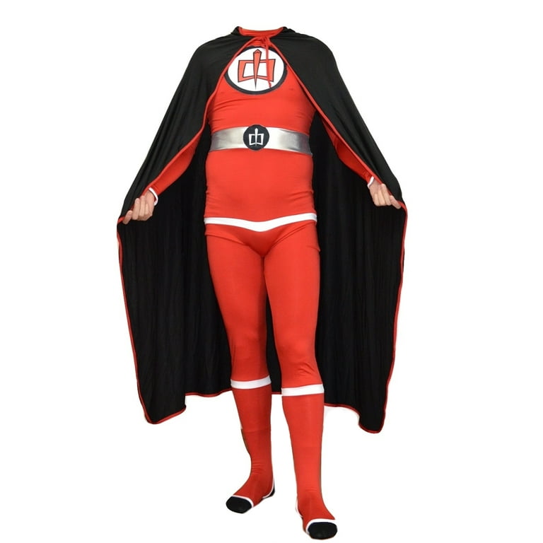 Greatest American Hero Adult Costume And Cape Body Suit Spandex