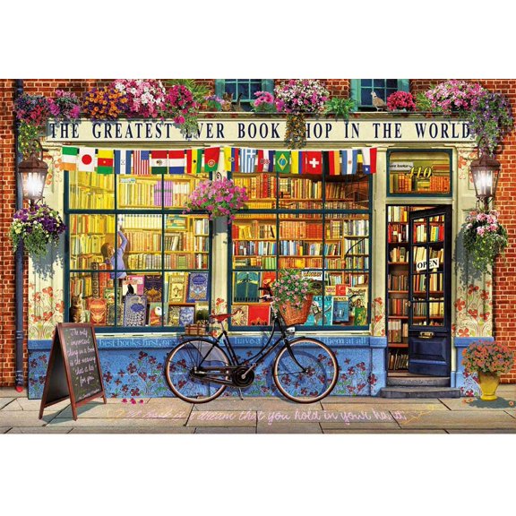 Greatest Book Shop In The World, a 5000-piece Puzzle by Educa