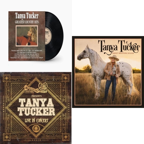 Greatest Country Hits & Live At Church Street Station & Sweet Western Sound [LP Vinyl Bundle]