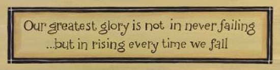 Greatest Glory Canvas Art - Karen Tribbet (12 x 36)