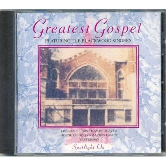 Greatest Gospel Featuring the Blackwood Singers Audio CD and Assorted Music Collection  Very Good - Sold by gmusic