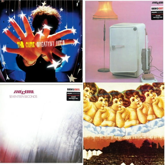 Greatest Hits (2LP) & Three Imaginary Boys (180G) & Seventeen Seconds (180G) & Japanese Whispers: The Cure Singles Nov 82:Nov 83 (Clear LP Vinyl/Transclear Sleeve W/ Inner Bag)