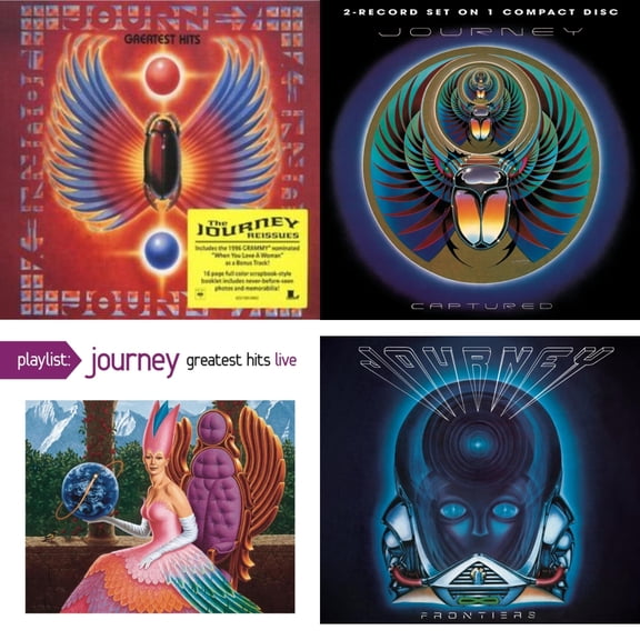 Greatest Hits & Captured & Playlist: Journey Greatest Hits Live & Frontiers [CD Bundle]