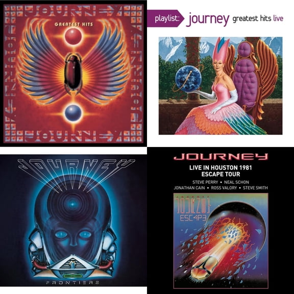 Greatest Hits & Playlist: Journey Greatest Hits Live & Frontiers & Live In Houston 1981: The Escape Tour [CD Bundle]