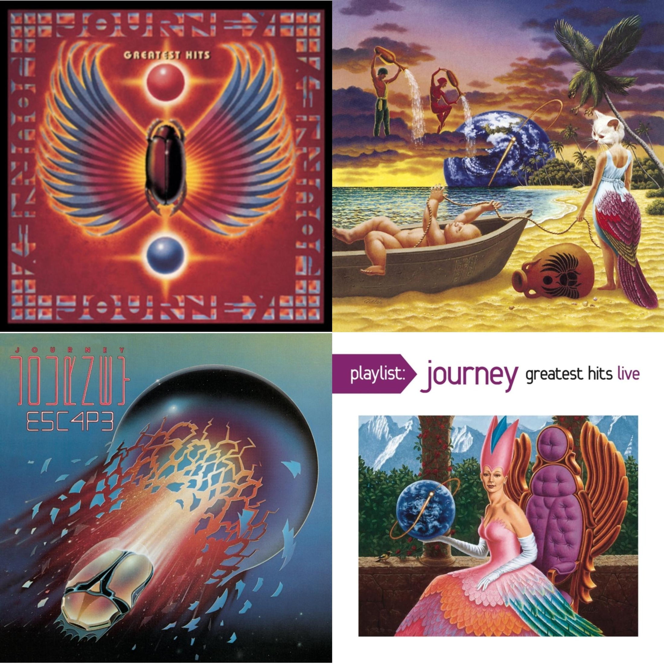 Greatest Hits & Trial By Fire & Escape & Playlist: Journey Greatest ...