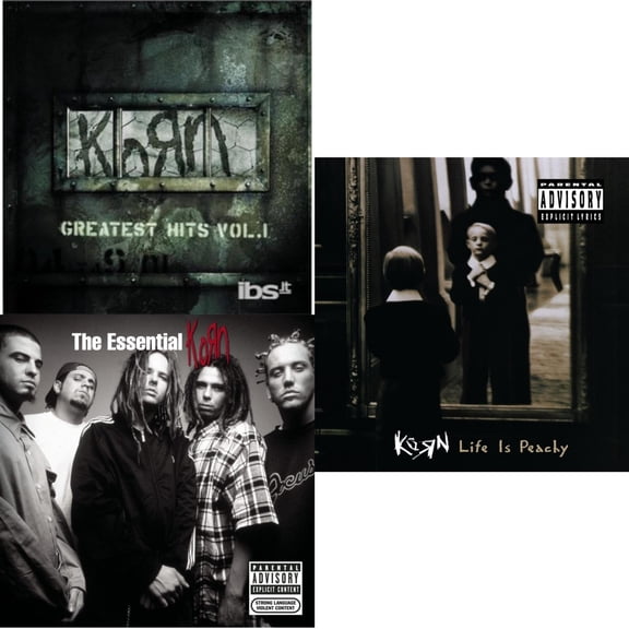 Greatest Hits Vol.1 & Essential Korn & Life Is Peachy [CD Bundle]