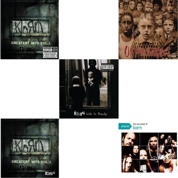 Greatest Hits Vol.1 & Greatest Hits Vol.1 & Life Is Peachy & Untouchables & Playlist: Very Best Of Korn [CD Bundle]