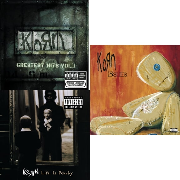 Greatest Hits Vol.1 & Life Is Peachy & Issues (Explicit) [CD Bundle]