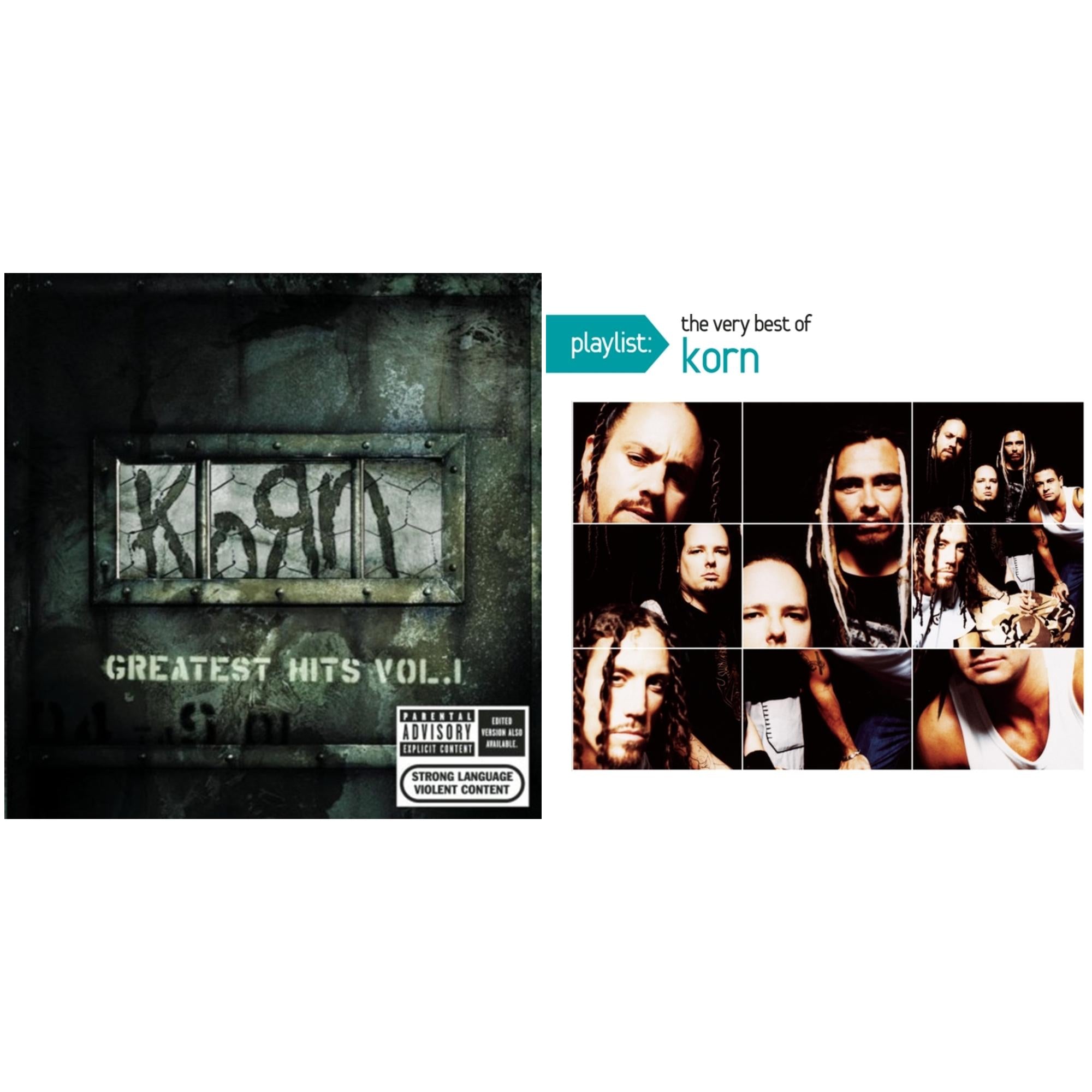 Greatest Hits Vol.1 & Playlist: Very Best Of Korn [CD Bundle