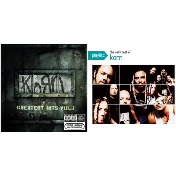 Greatest Hits Vol.1 & Playlist: Very Best Of Korn [CD Bundle]