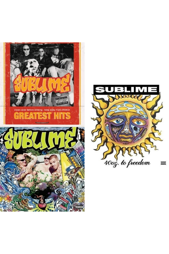 Greatest Hits (X) & Second Hand Smoke & 40Oz. To Freedom [LP Vinyl Bundle]