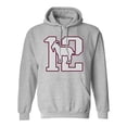 thumbnail image 1 of Greatest Of All Time 12 New England Goat Football Fan Gear DT Sweatshirt Hoodie, 1 of 2