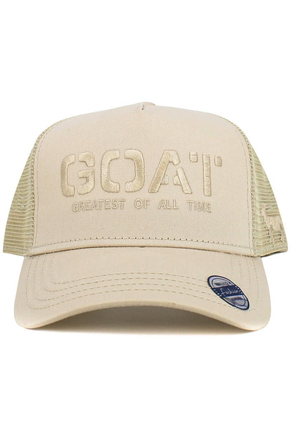 Greatest Of All Time GOAT Mesh Back Trucker Baseball Cap Hat Snapback