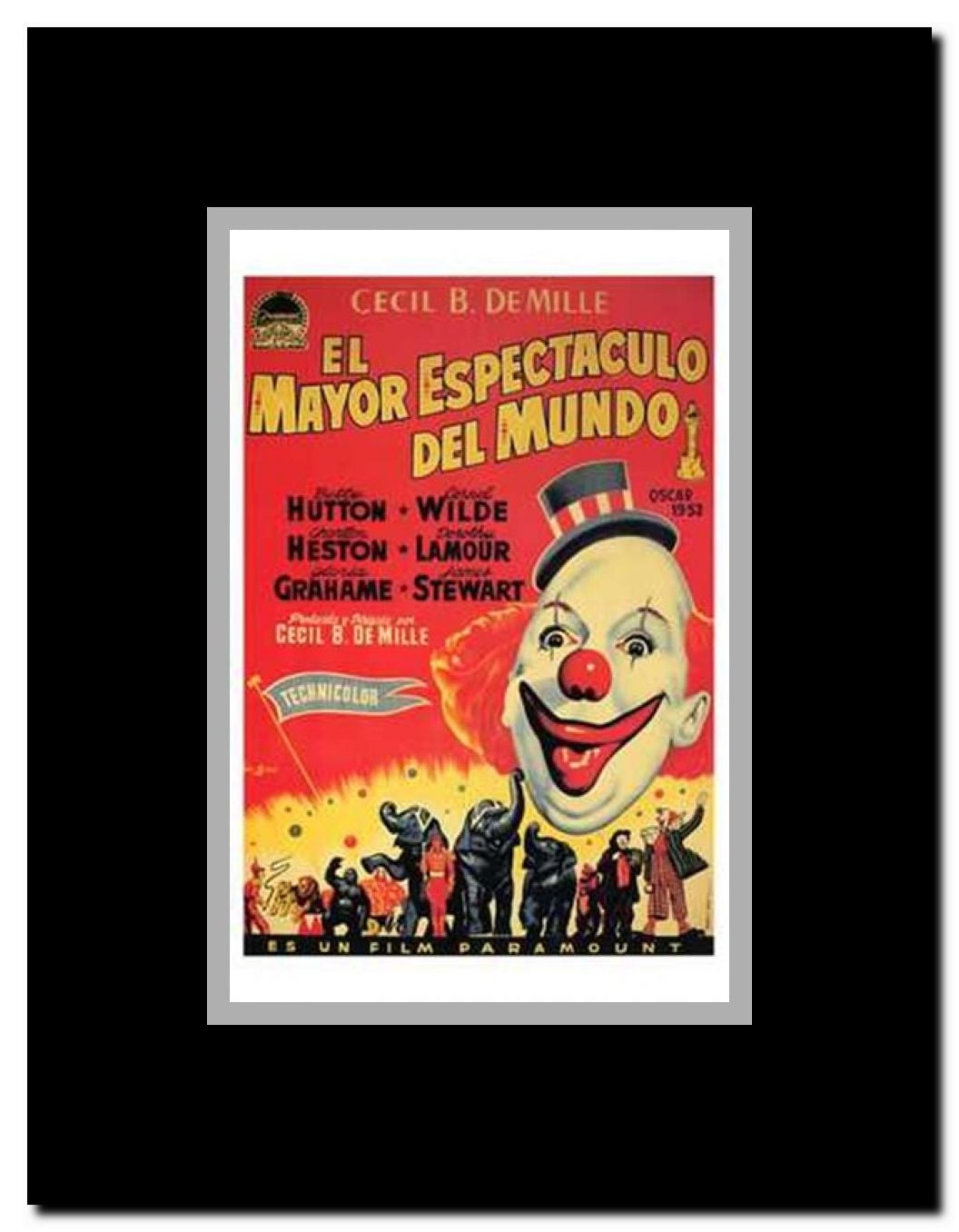 Greatest Show on Earth Framed Movie Poster