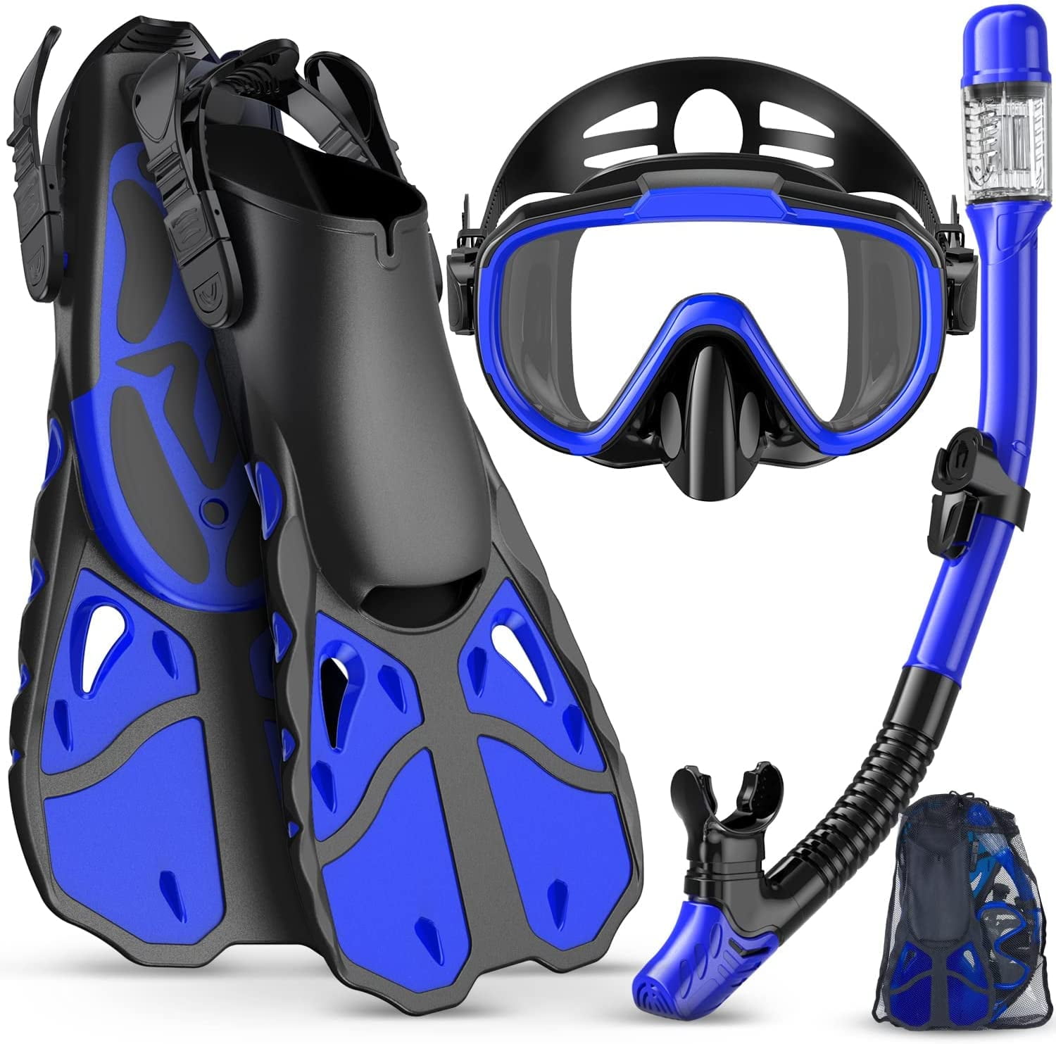 XS Scuba Fusion Purge Mask - Black Panoramic Dive Mask With Purge Valve