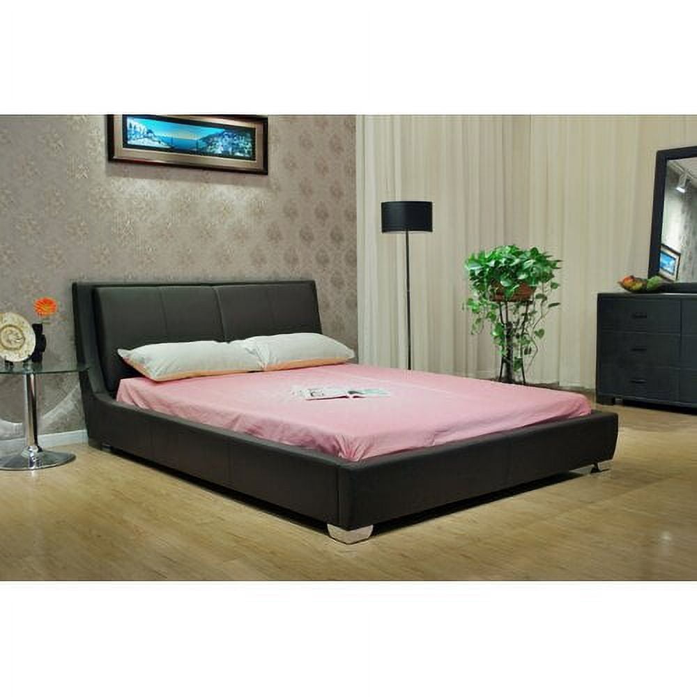 Greatime B1088 Modern Platform Bed, King, Black