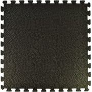 Greatmats Home Gym Pebble Mat 2X2 Ft 10 Mm, 25 Pack (Black)