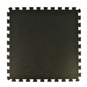 Greatmats Home Gym Pebble Top Lite Foam Interlocking Floor Tiles Black 25 Pack 2 ft. x 2 ft. x 10mm