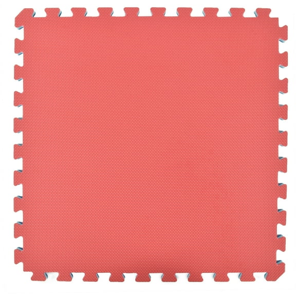 Greatmats Home Sport and Play Interlocking Reversible Mat 3/4 Inch x 2x2 Ft. Red/Blue Case of 10