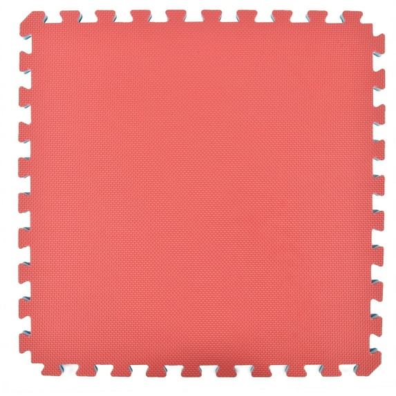 Greatmats Home Sport and Play Interlocking Reversible Mat 3/4 Inch x 2x2 Ft. Red/Blue Case of 10