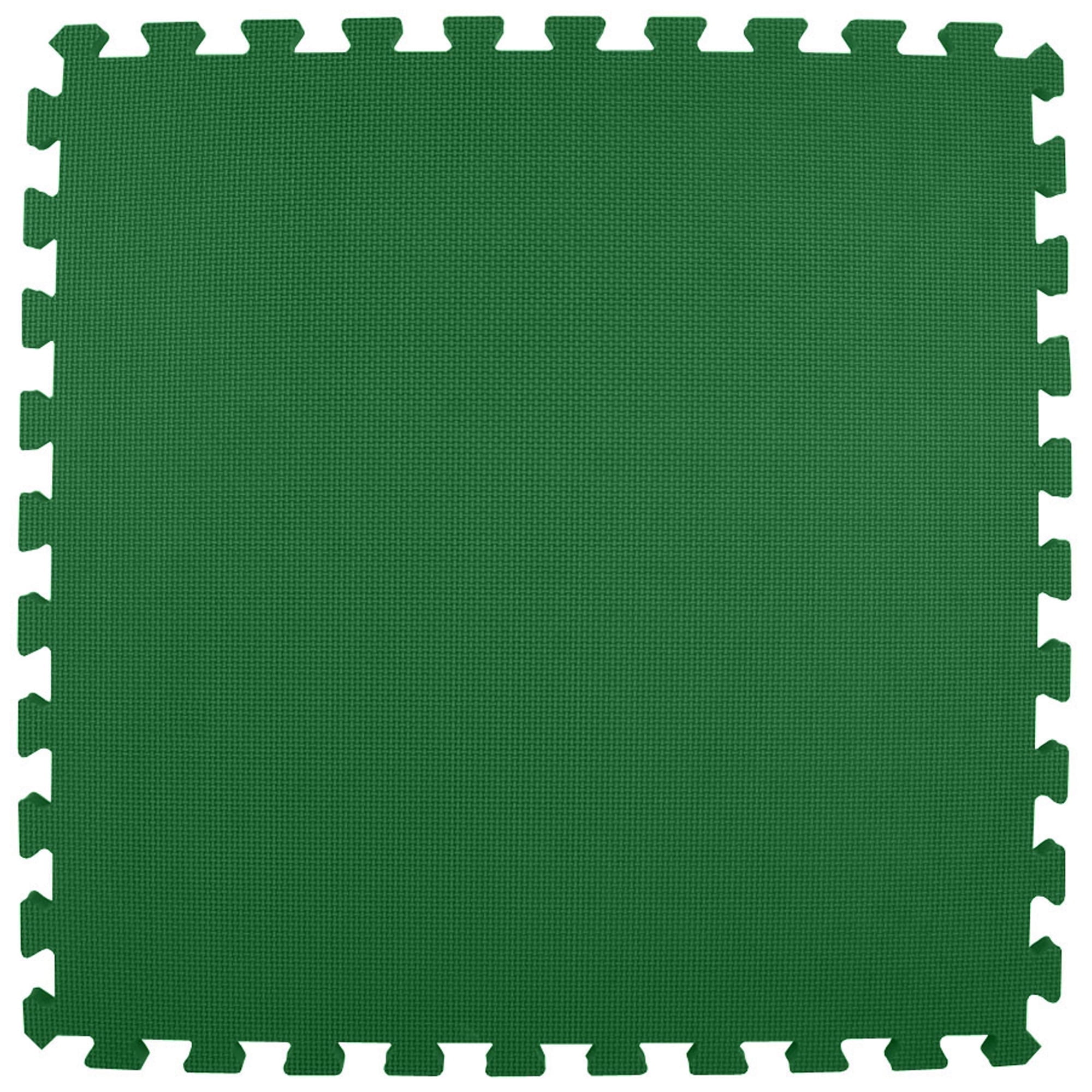 Greatmats Interlocking Foam Puzzle Mats Premium 2x2 ft. x 5/8 in. 15 pack, Green