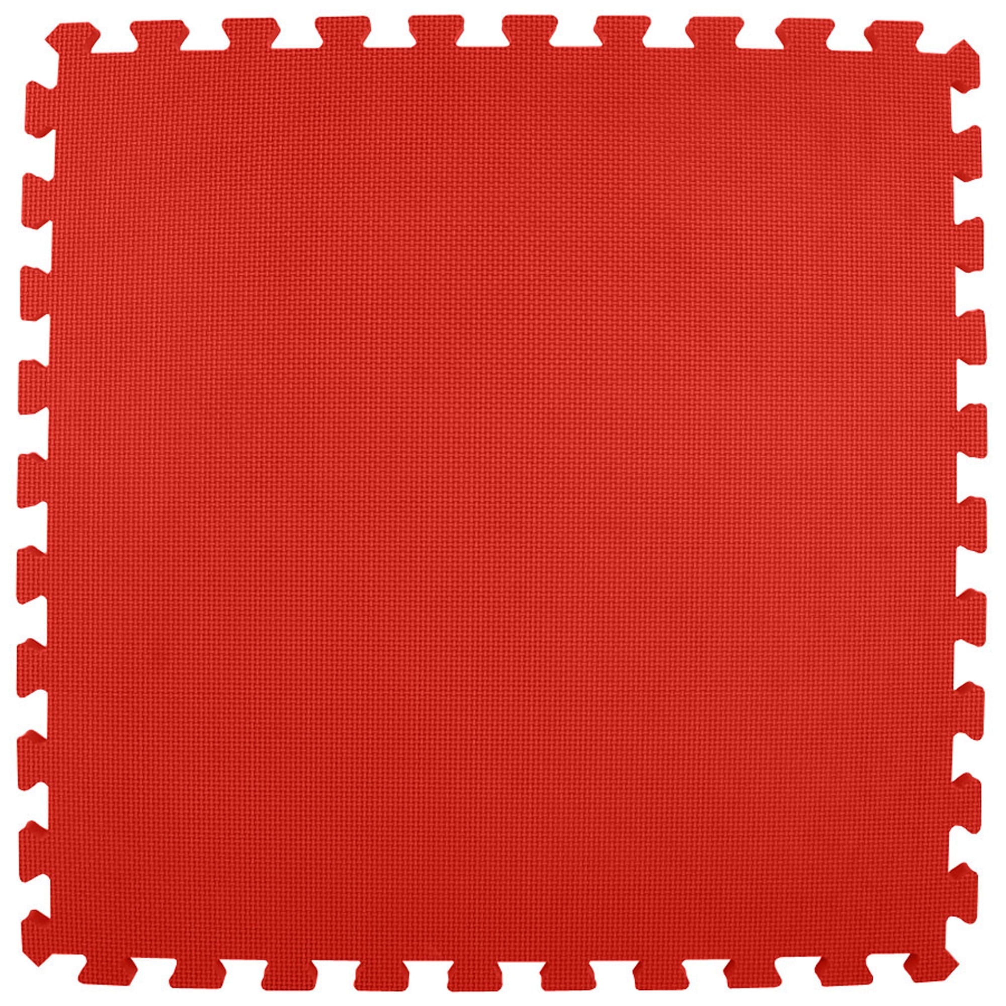Greatmats Interlocking Foam Puzzle Mats Premium 2x2 ft. x 5/8 in. 15 pack, Red
