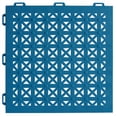 thumbnail image 1 of Greatmats StayLock Perforated PVC Plastic Interlocking Outdoor Wet Area and Home Playground Flooring, Deck and Pool Surround Floors Blue, 26 Pack, 1x1 Ft x 9/16 inch, 1 of 16