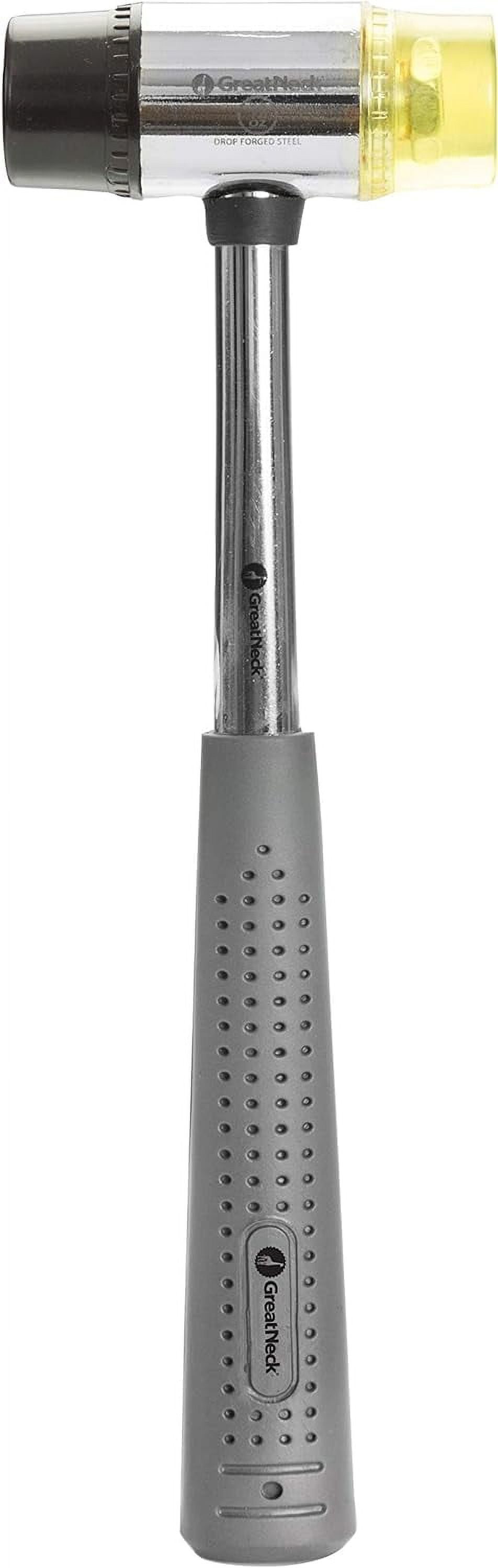Greatneck 12 Oz. Steel Plastic/Rubber Mallet