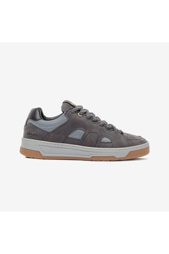 Brooklyn Men's Cooper Low Lace up Gray Sneakers 10