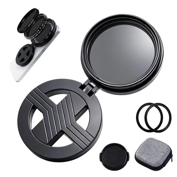 Greatunes Magnetic CPL Phone Camera Filter Kit, Quick Mount Polarizing Filter for Mobile Photography, Portable Lens Filter with Case for Outdoor Travel