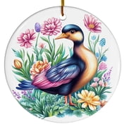 Grebe Ornament, Bird Ornament with Grebe Design, Ornament for Animal Lovers, Gift for Women, Men, Boys, Girls, Gift for Birthdays & Christmas, Christmas Ornament 2025