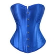 thumbnail image 1 of Grebrafan Boned Corsets Bustier Top Women Blue XS, 1 of 5