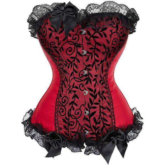 Grebrafan Bunny Corset Tops for Women Fashion Night Out Red S