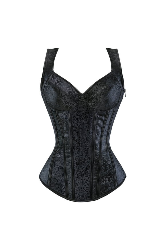 Bustier Corset Top Gothic Black 2XL