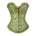 thumbnail image 1 of Grebrafan Bustiers Corsets Women Burlesque Green 5XL, 1 of 1