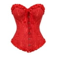 thumbnail image 1 of Grebrafan Bustiers Corsets Women Burlesque Red M, 1 of 1