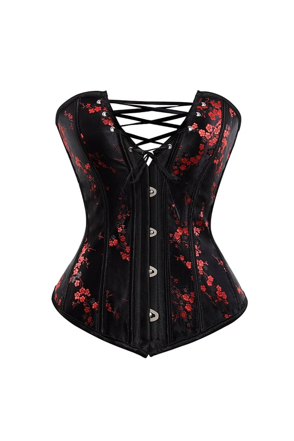 Corset Bustier Women Gothic Bridal Party Top Black L
