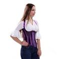 thumbnail image 1 of Grebrafan Corset Medieval Halter Underbust Bustiers Women Purple 6XL, 1 of 1